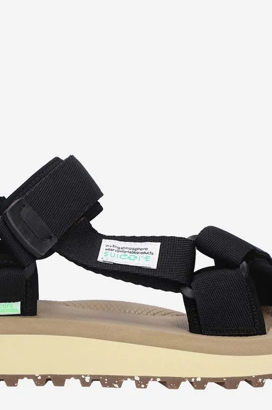 Suicoke sandals DEPA-2CAB-ECO BLACK black color