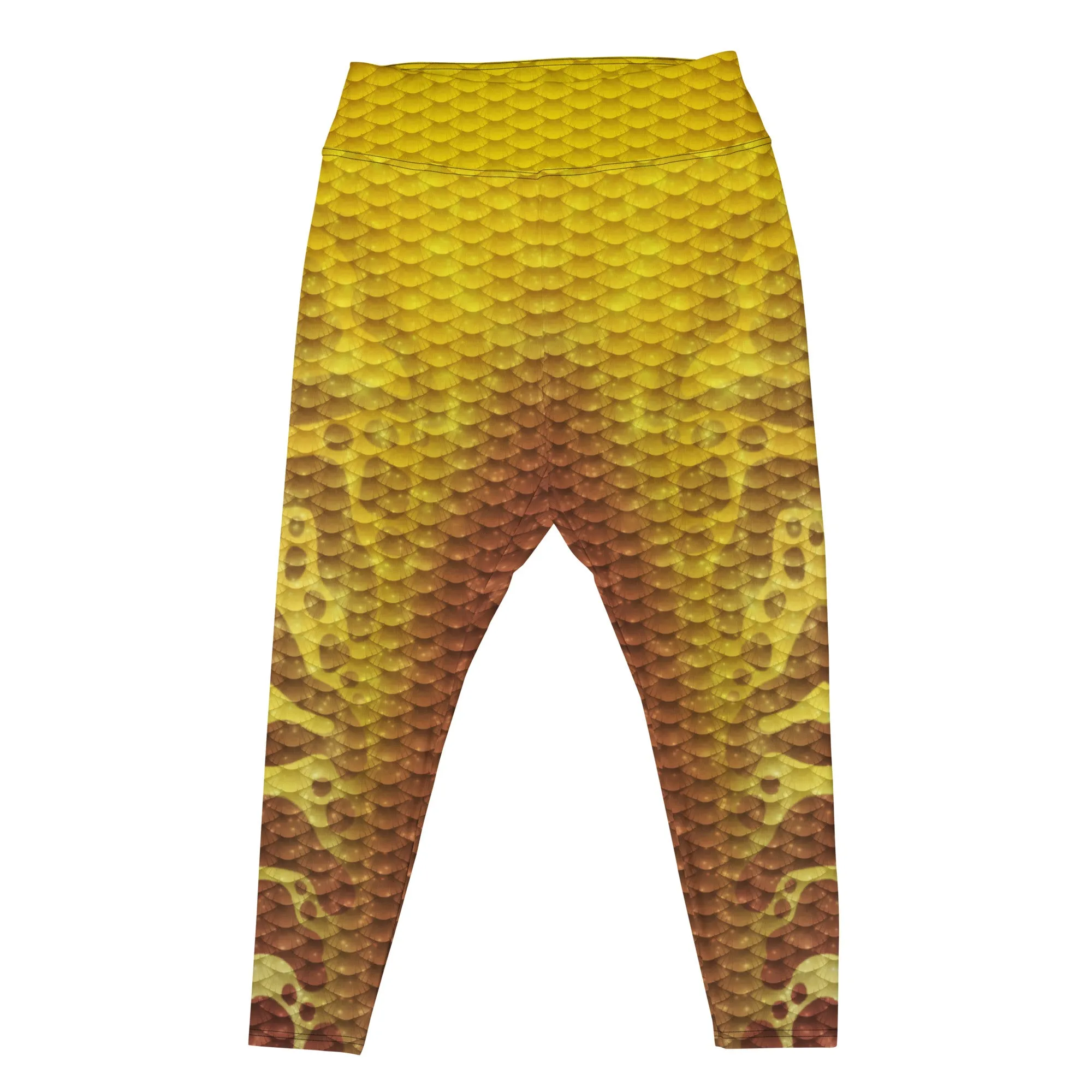 Sunshine Sparkle Plus Size Merfolk Leggings