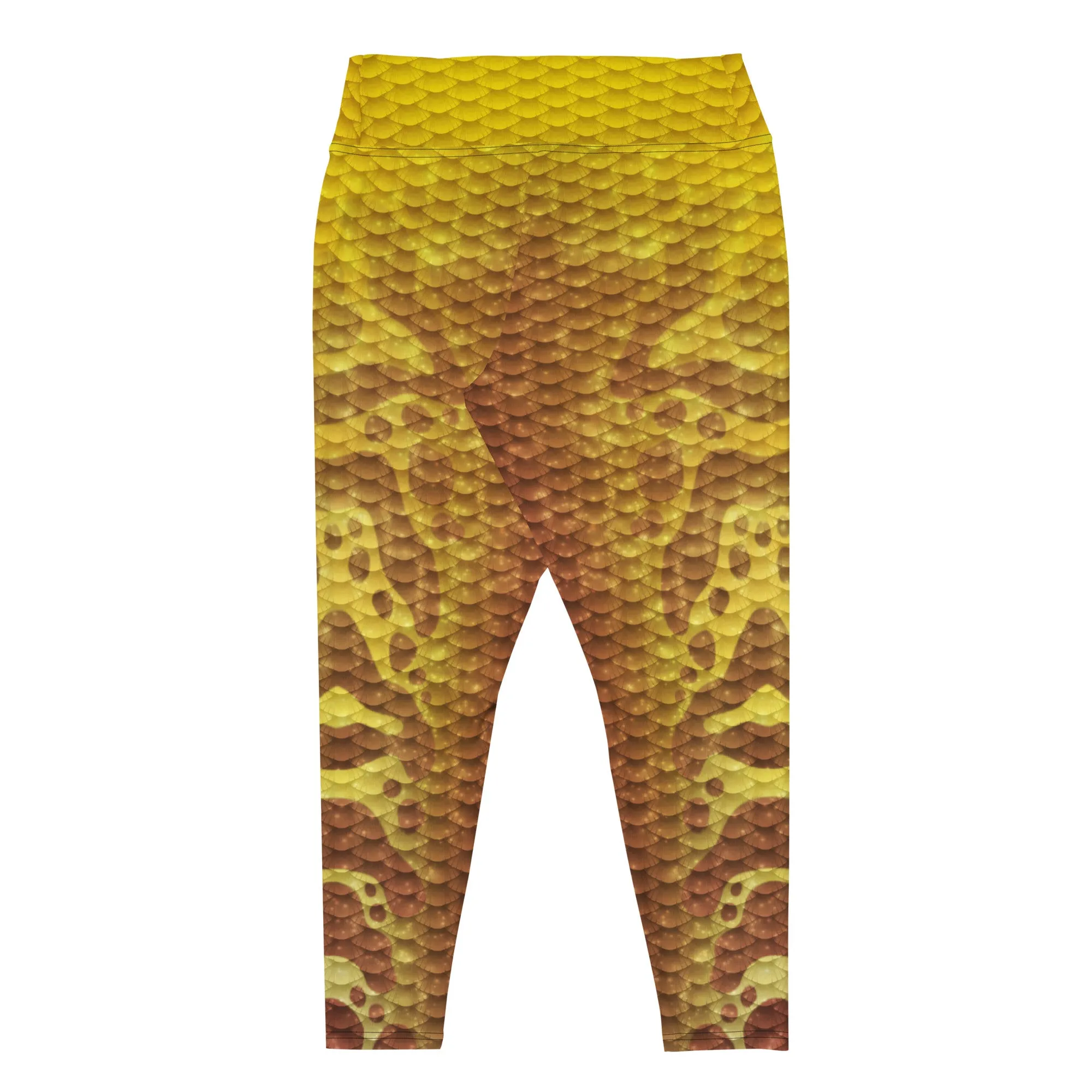 Sunshine Sparkle Plus Size Merfolk Leggings