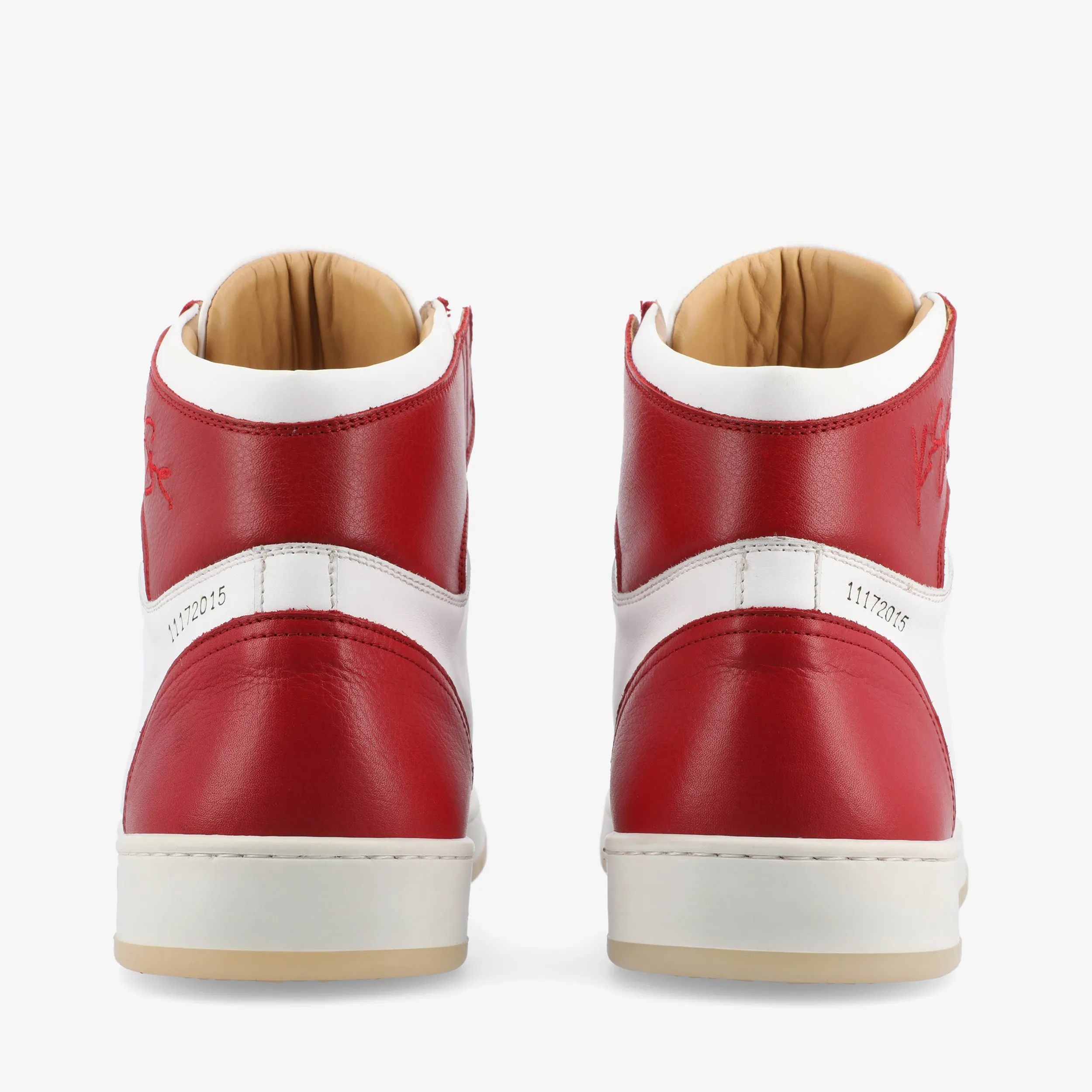 The Rapido High-top Sneaker in Red Hummingbird