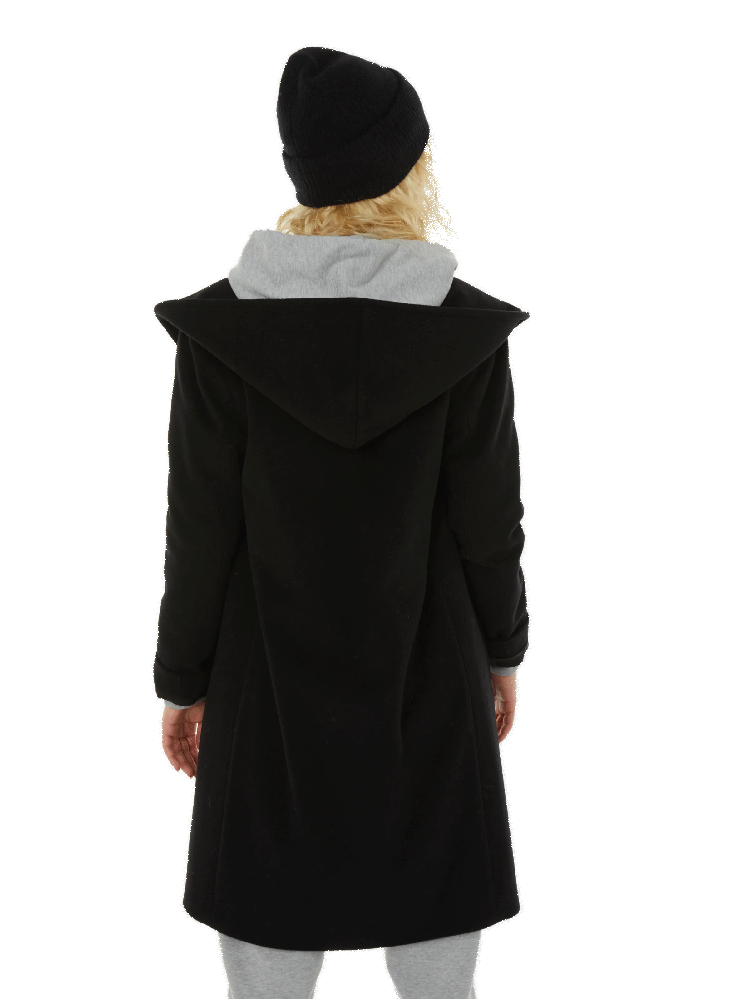 THE SOCIAL SUNDAY  Wool-blend coat - Black