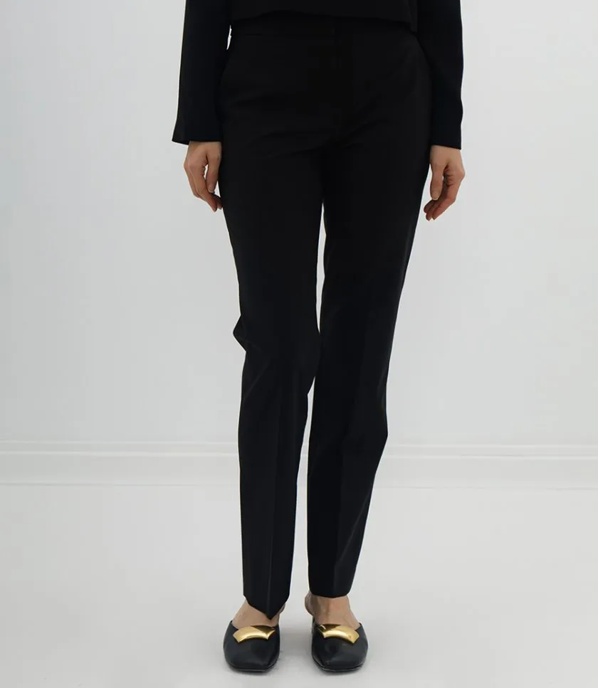 THEORYHIGH-WAIST STRAIGHT-LEG PANT