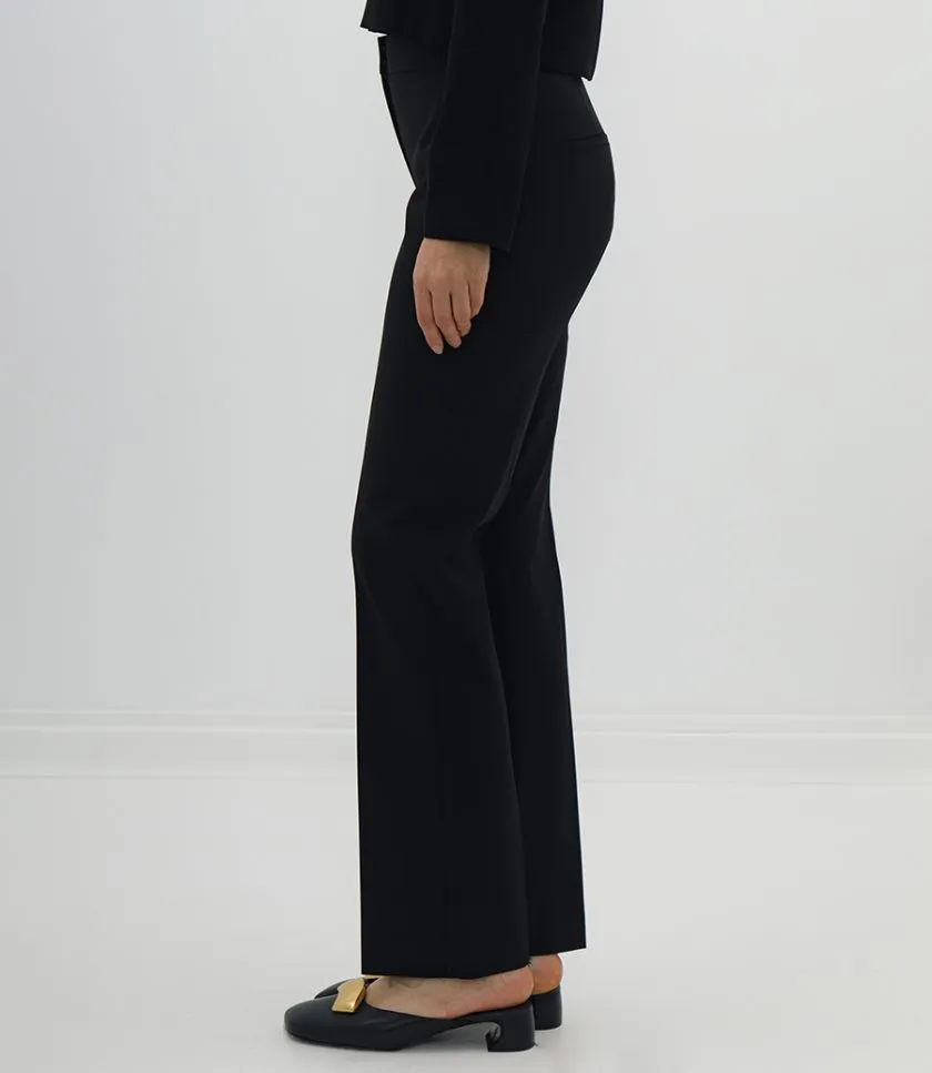 THEORYHIGH-WAIST STRAIGHT-LEG PANT