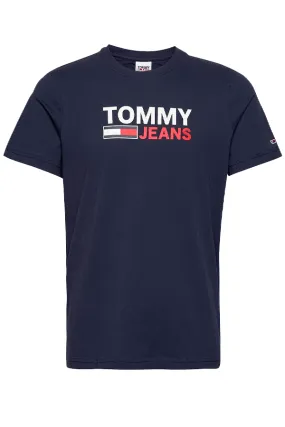 Tommy Hilfiger Big Logo Tee Navy