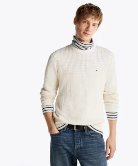 Tommy Hilfiger Men's Herringbone Knit Sweater