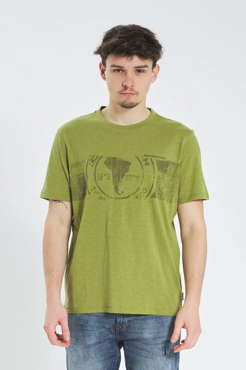 Tshirt Uomo Verde oliva