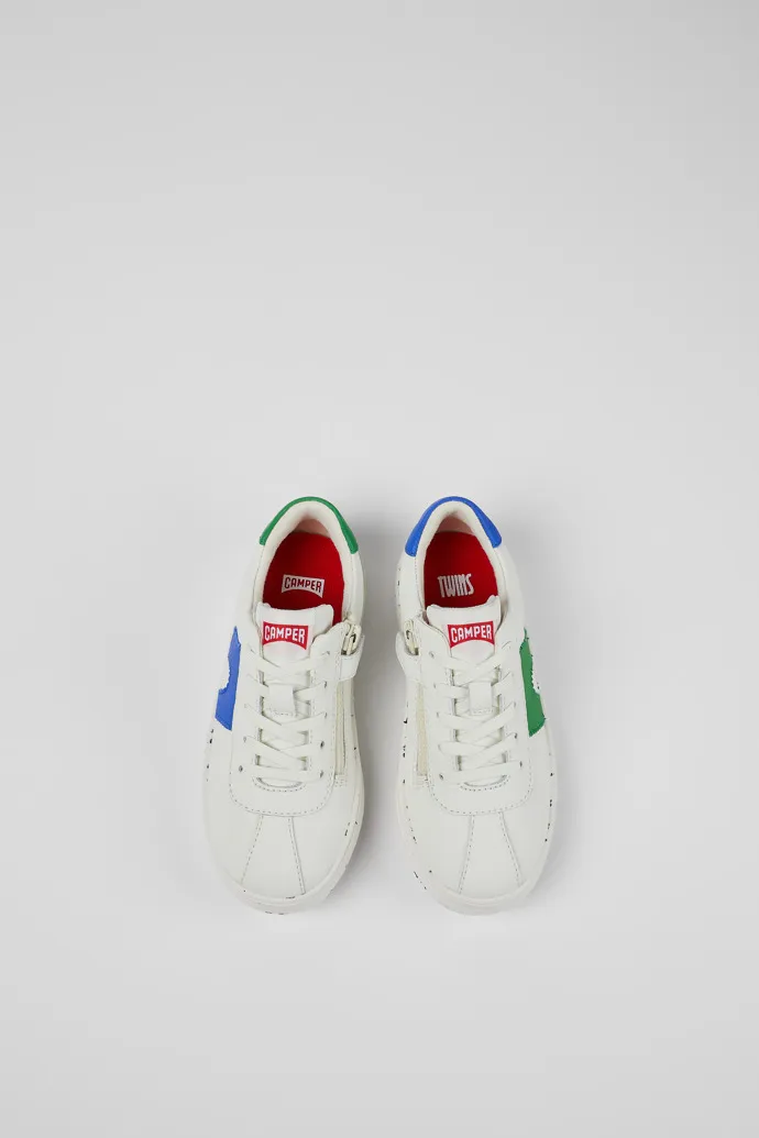 Twins White Leather Sneaker