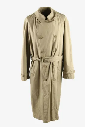 Vintage Trench Coat London Fog Lined With Belt Rain Coat Beige Size L - Pepper Tree London