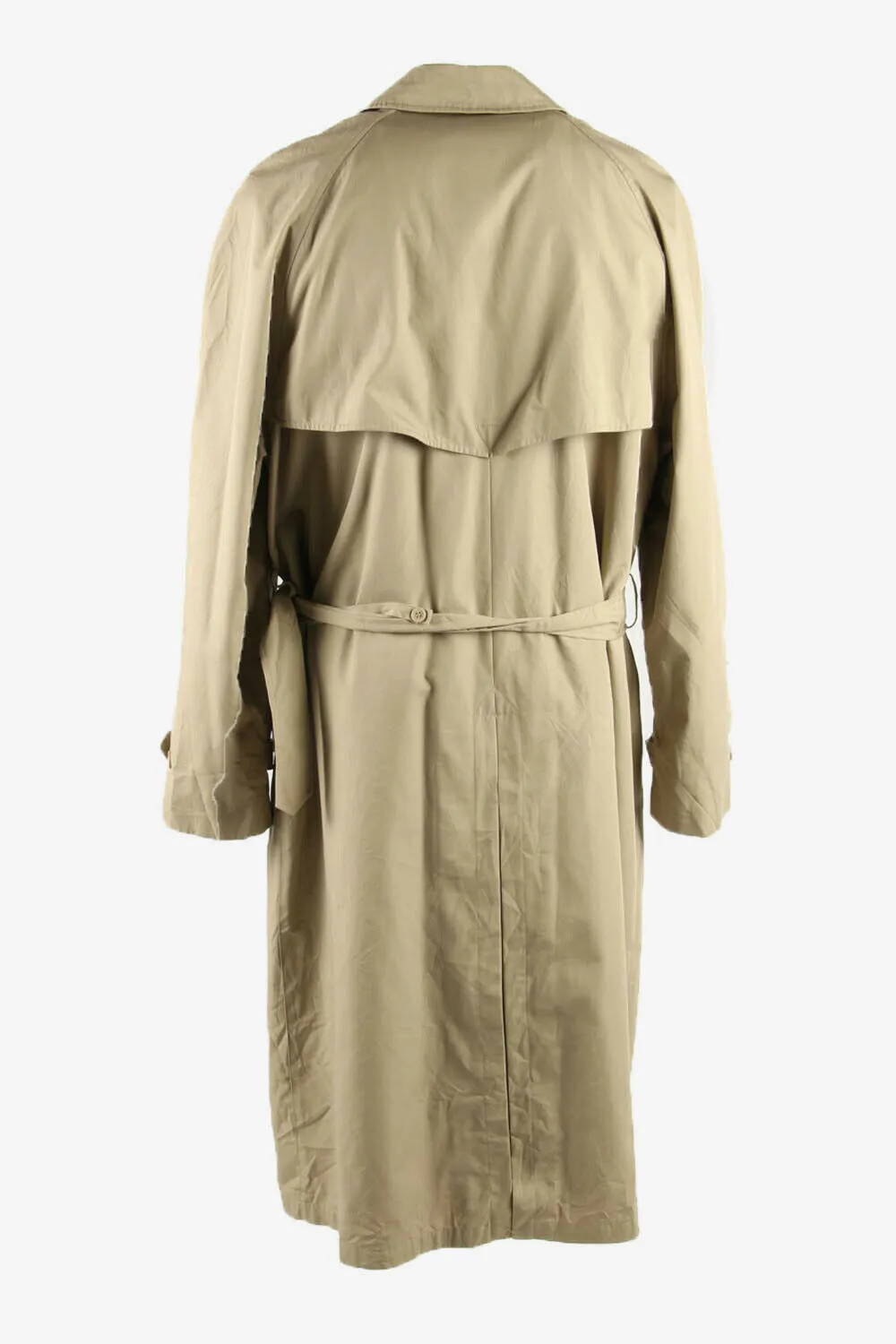 Vintage Trench Coat London Fog Lined With Belt Rain Coat Beige Size L - Pepper Tree London