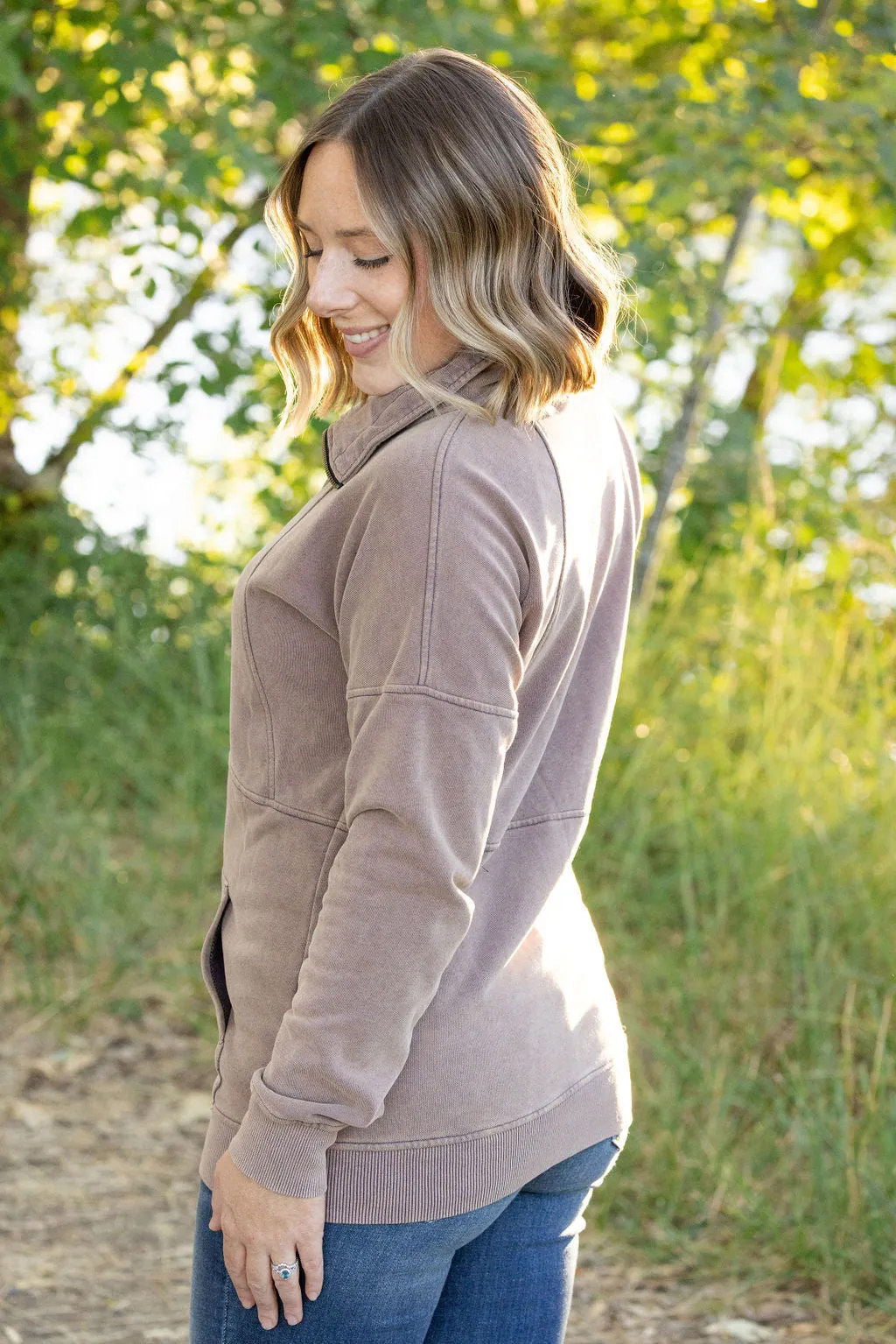 Vintage Wash FullZip - Mocha