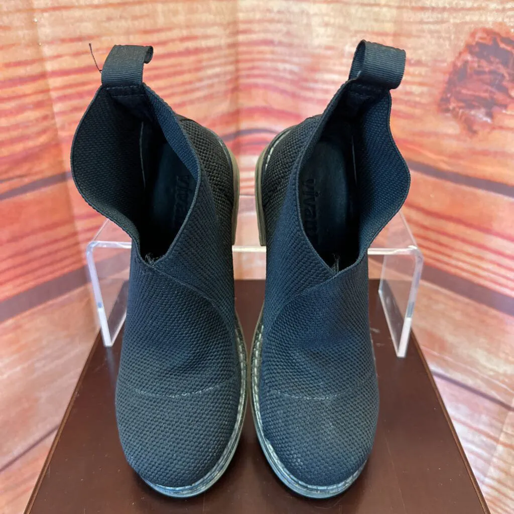 VIVANZ BLACK CHELSEA BOOTS SZ 9.5 TCC