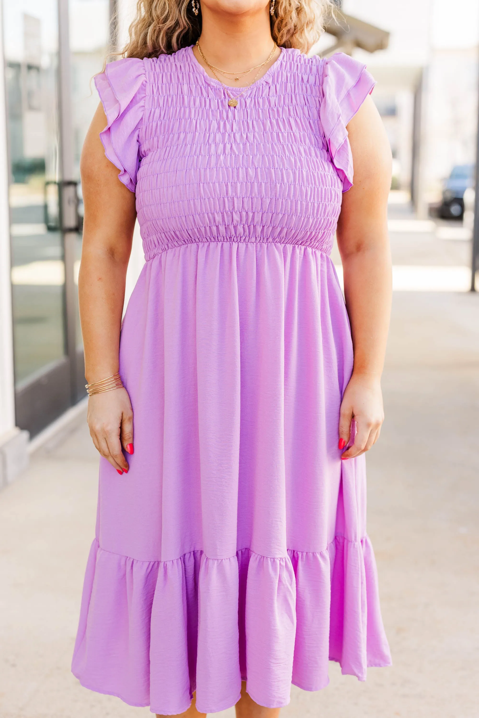 Wander All Over Dress, Lavender