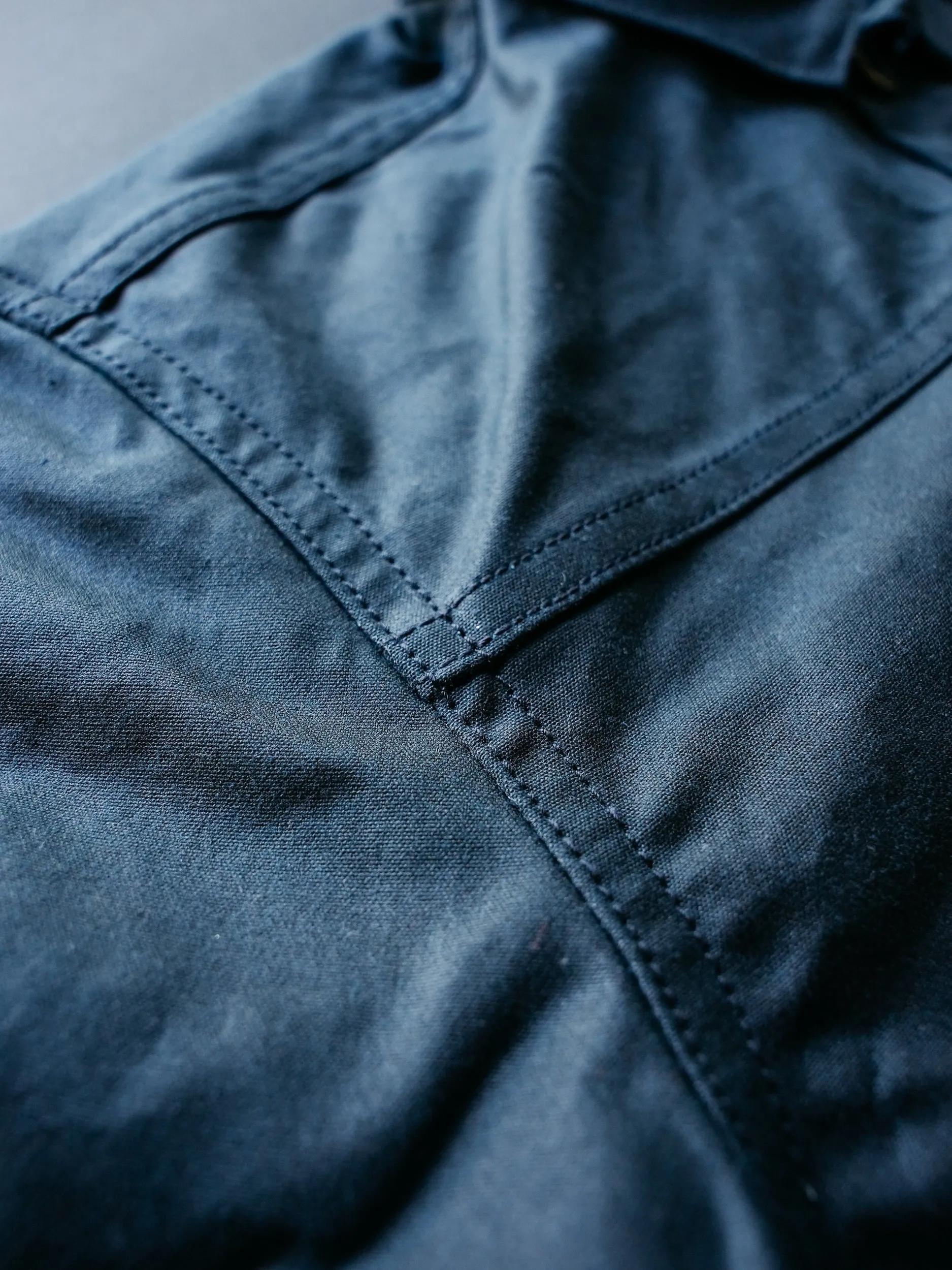 Wayman Jacket - Navy - Waxed Canvas