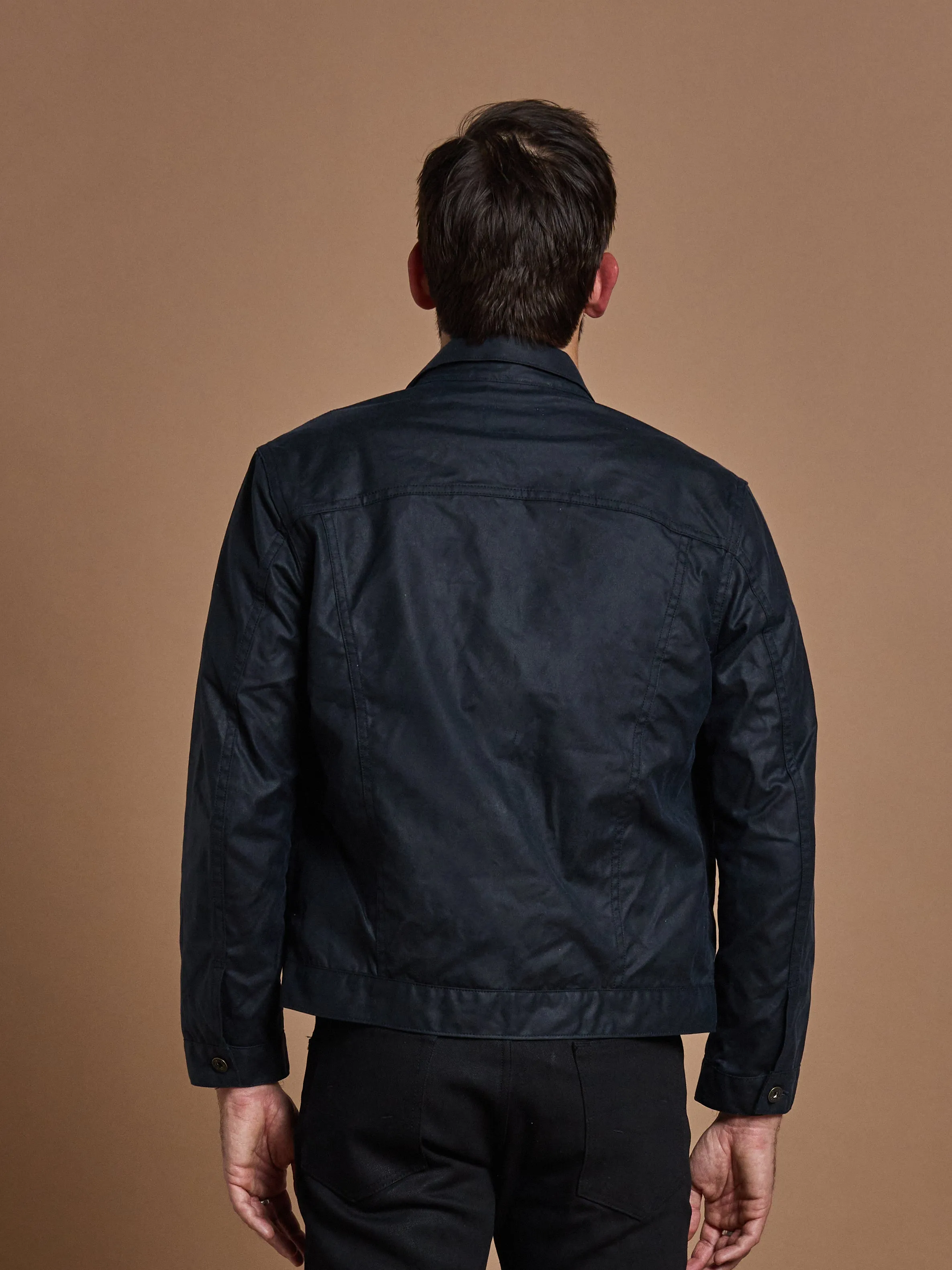 Wayman Jacket - Navy - Waxed Canvas