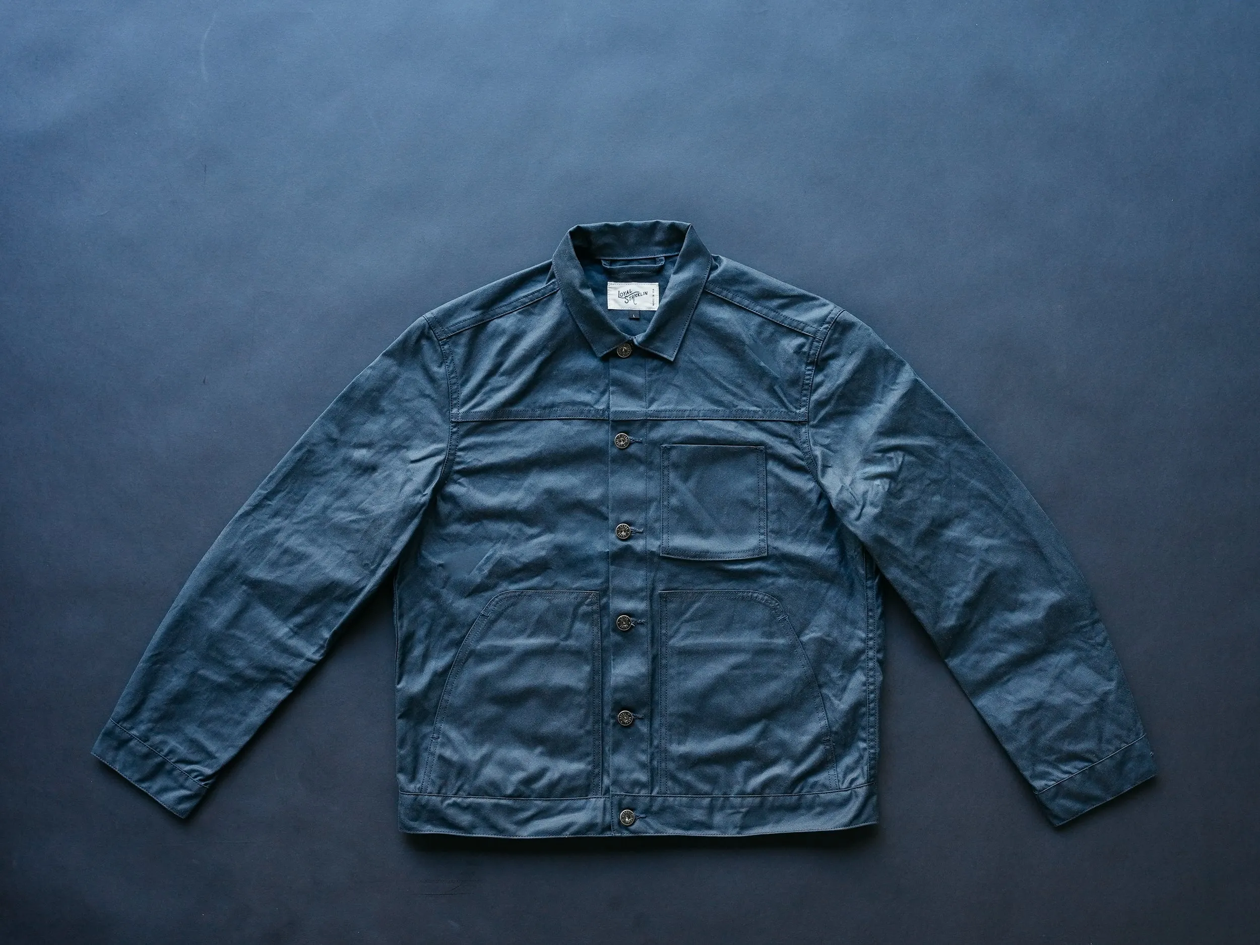 Wayman Jacket - Navy - Waxed Canvas