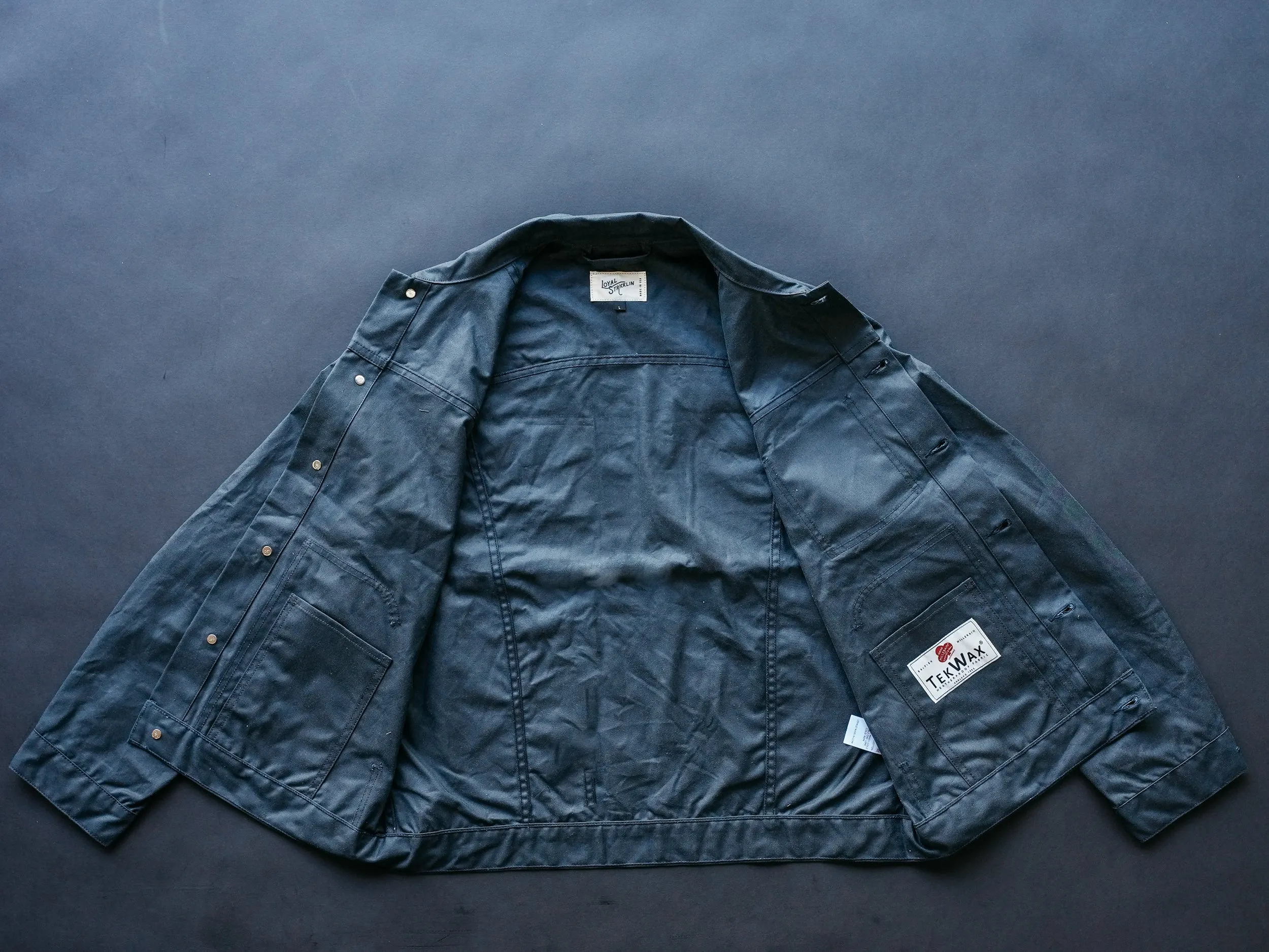 Wayman Jacket - Navy - Waxed Canvas