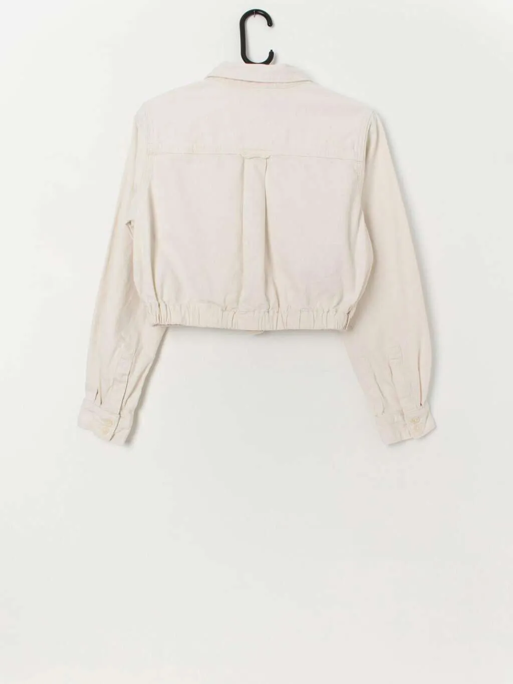 Women’s Levis cropped utility jacket in cream – Small