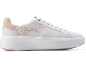 WOMEN'S COLE HAAN GRANDPR TOPSPIN SNEAKER | WHITE / CHERRY BLOSSOM