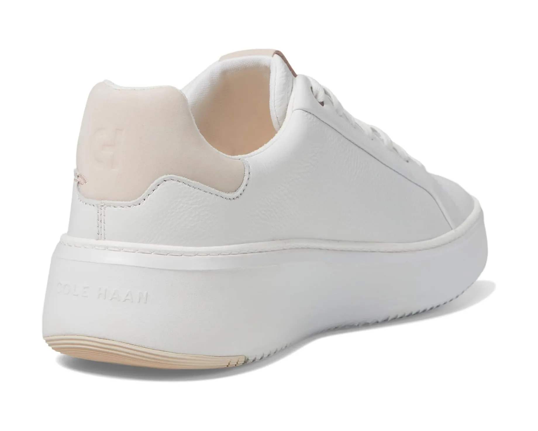 WOMEN'S COLE HAAN GRANDPR TOPSPIN SNEAKER | WHITE / CHERRY BLOSSOM